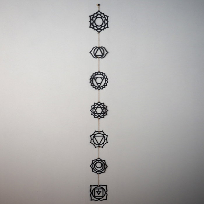 Wallity Chakra - APT406MS Escultura de Pared Negra